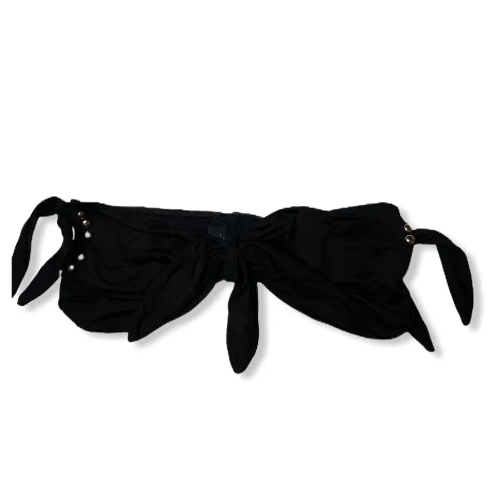 Beach Bunny Bandeau Bikini Top With‎ Metal Studs as is
